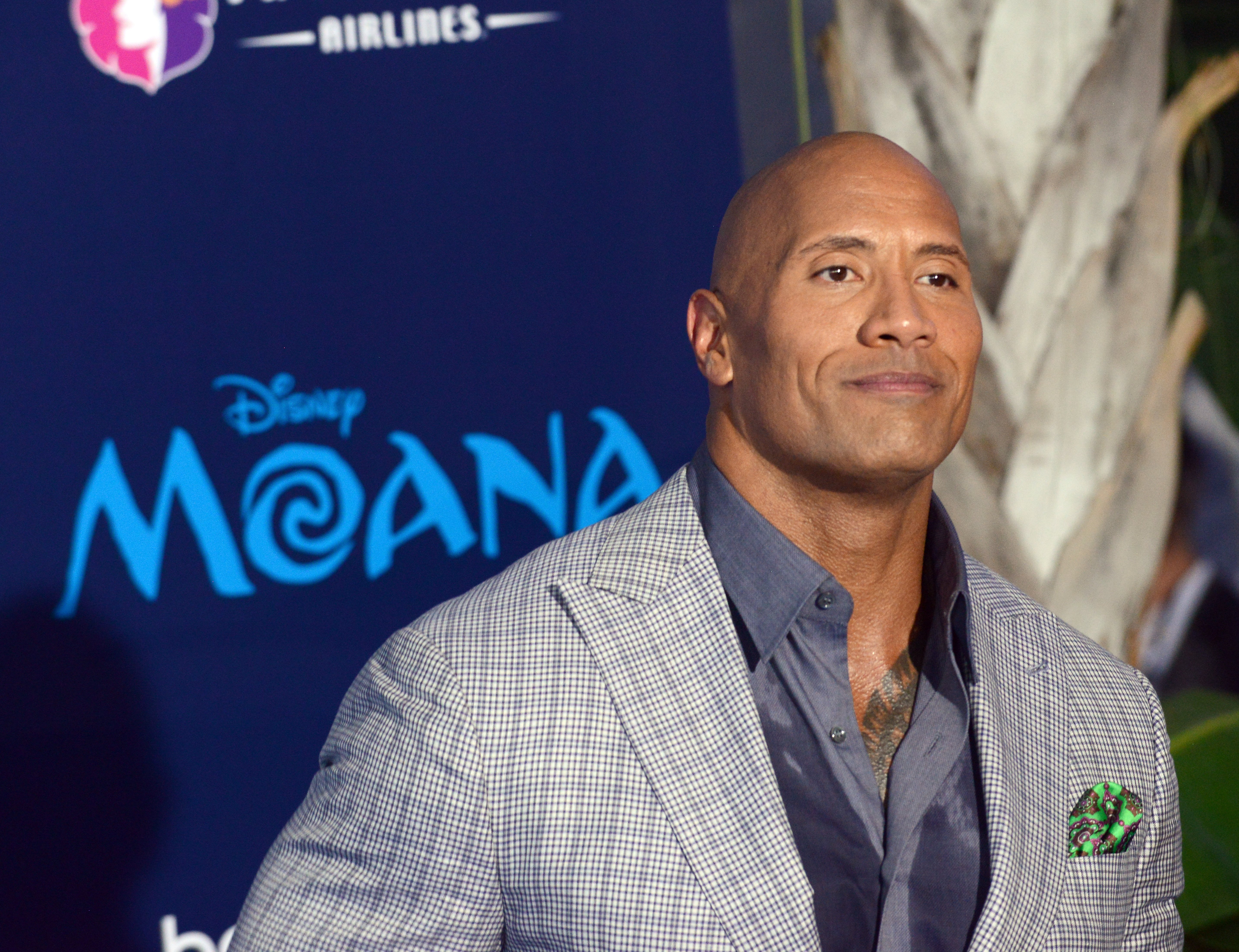 Dwayne Johnson arrives for the AFI FEST 2016 Presented By Audi - Premiere Of Disney's "Moana" held at the El Capitan Theatre on November 14, 2016, in Hollywood, California | Photo: Getty Images.