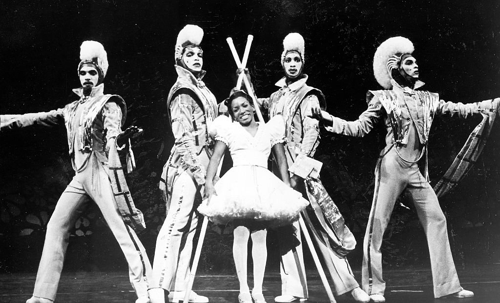 Stephanie Mills as Dorothy and actors in a scene from the Tony Award-winning best musical The Wiz, 1984 | Getty Images