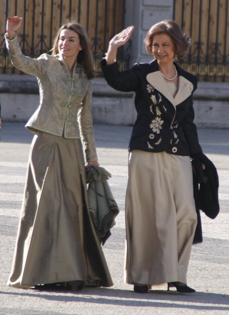 La reina Sofia y la princesa Letizia-Imagen tomada de Wikimedia La reina Sofia y la princesa Letizia-Imagen tomada de Wikimedia