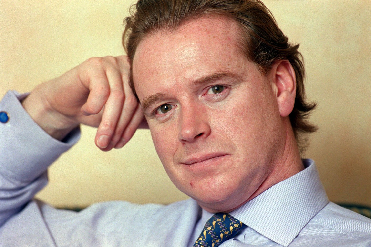 James Hewitt posing for a photo at his London home on October 18, 1999 | Source: Getty Images