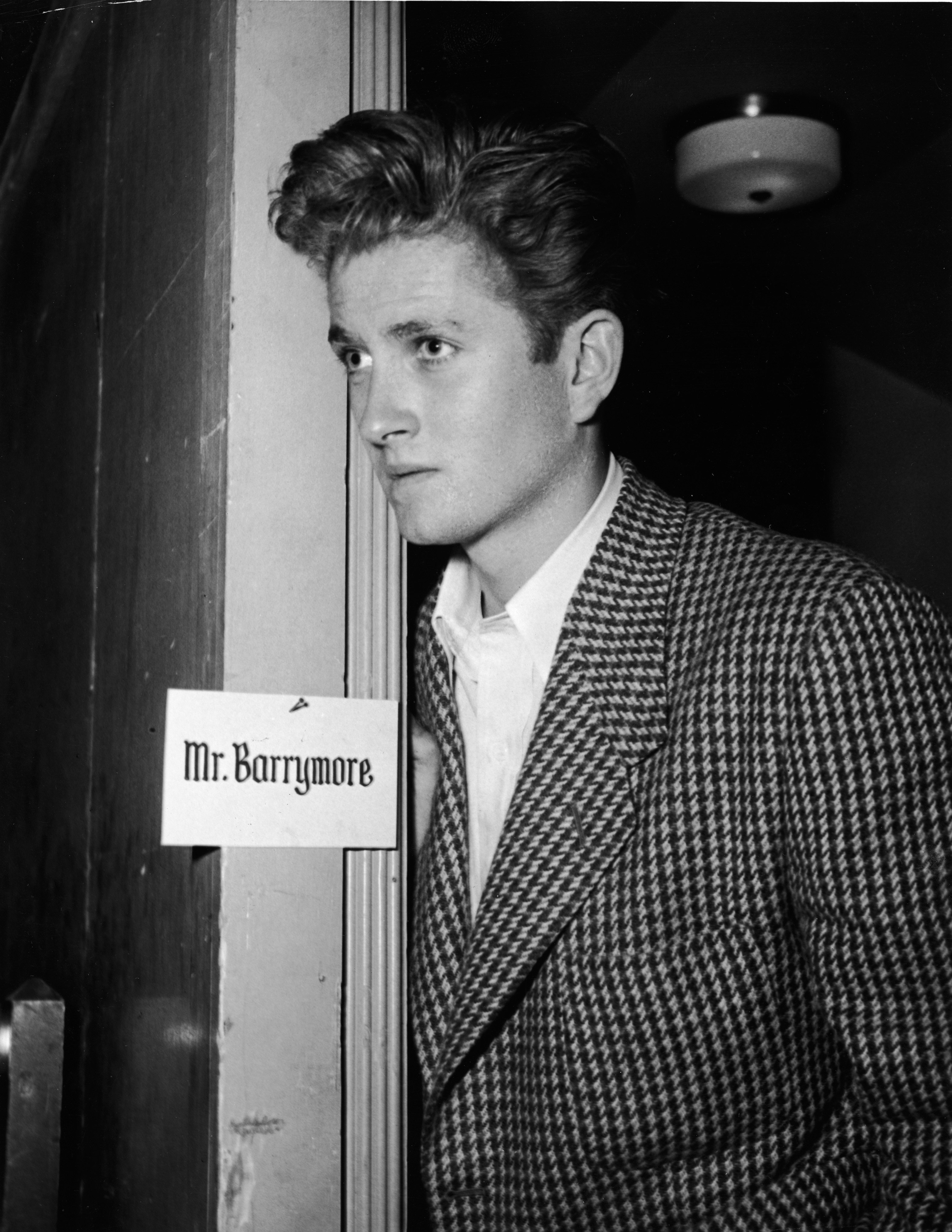 John Drew Barrymore on the set of "High Lonesome" circa 1950 | Source: Getty Images