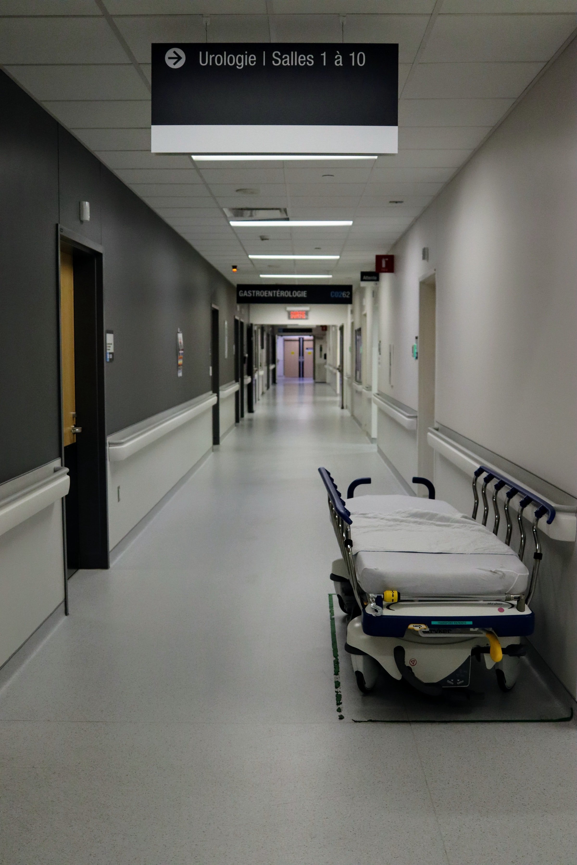 An empty hospital corridor. | Source: Unsplash