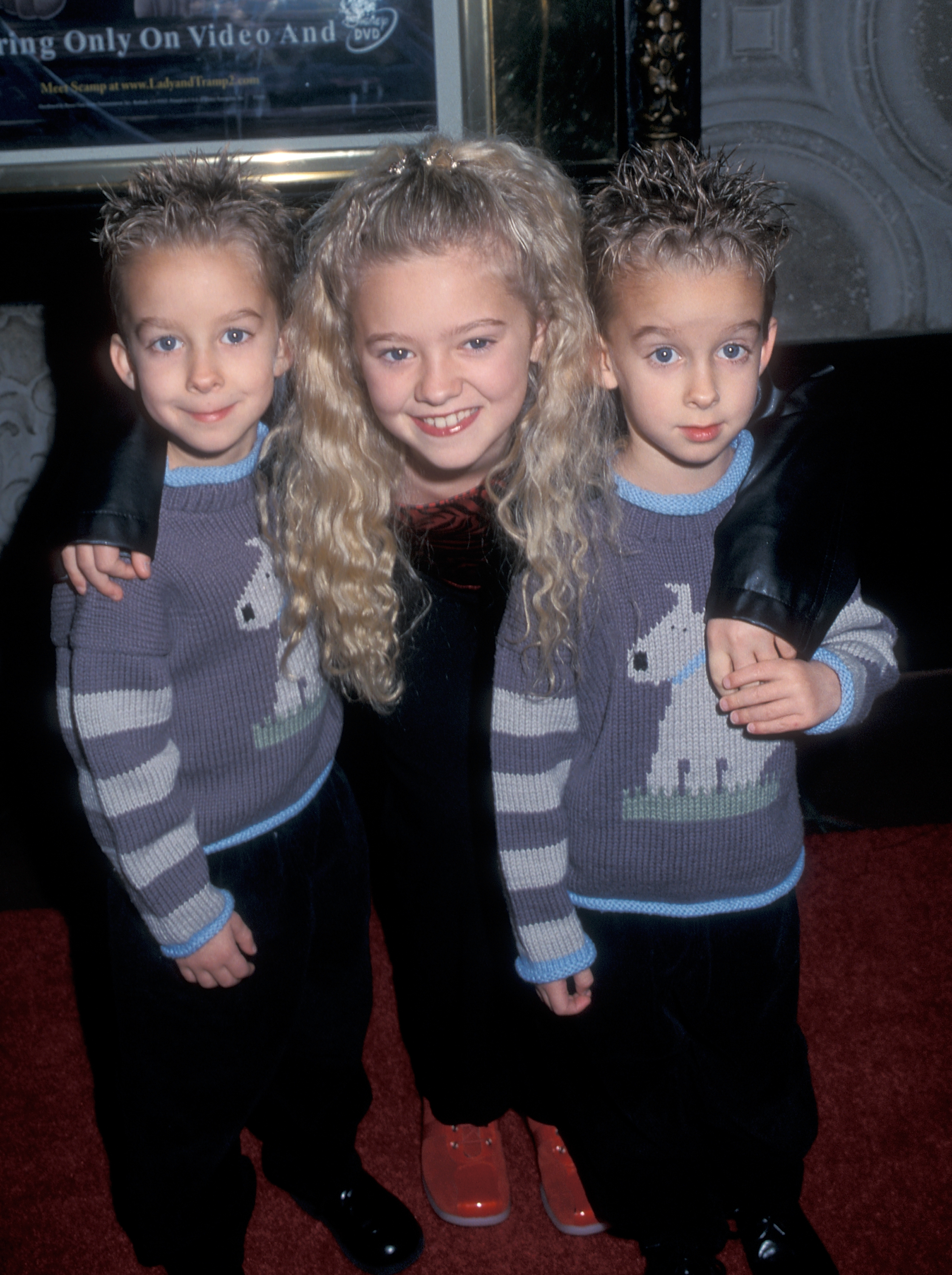 Three of the four siblings starred together on "Everybody Loves Raymond". In this photo, Madylin Sweeten attended the premiere of "Lady and the Tramp II: Scamp's Adventure" with her brothers, Sawyer and Sullivan Sweeten, at the El Capitan Theatre on February 18, 2001, in Hollywood, California. | Source: Getty Images