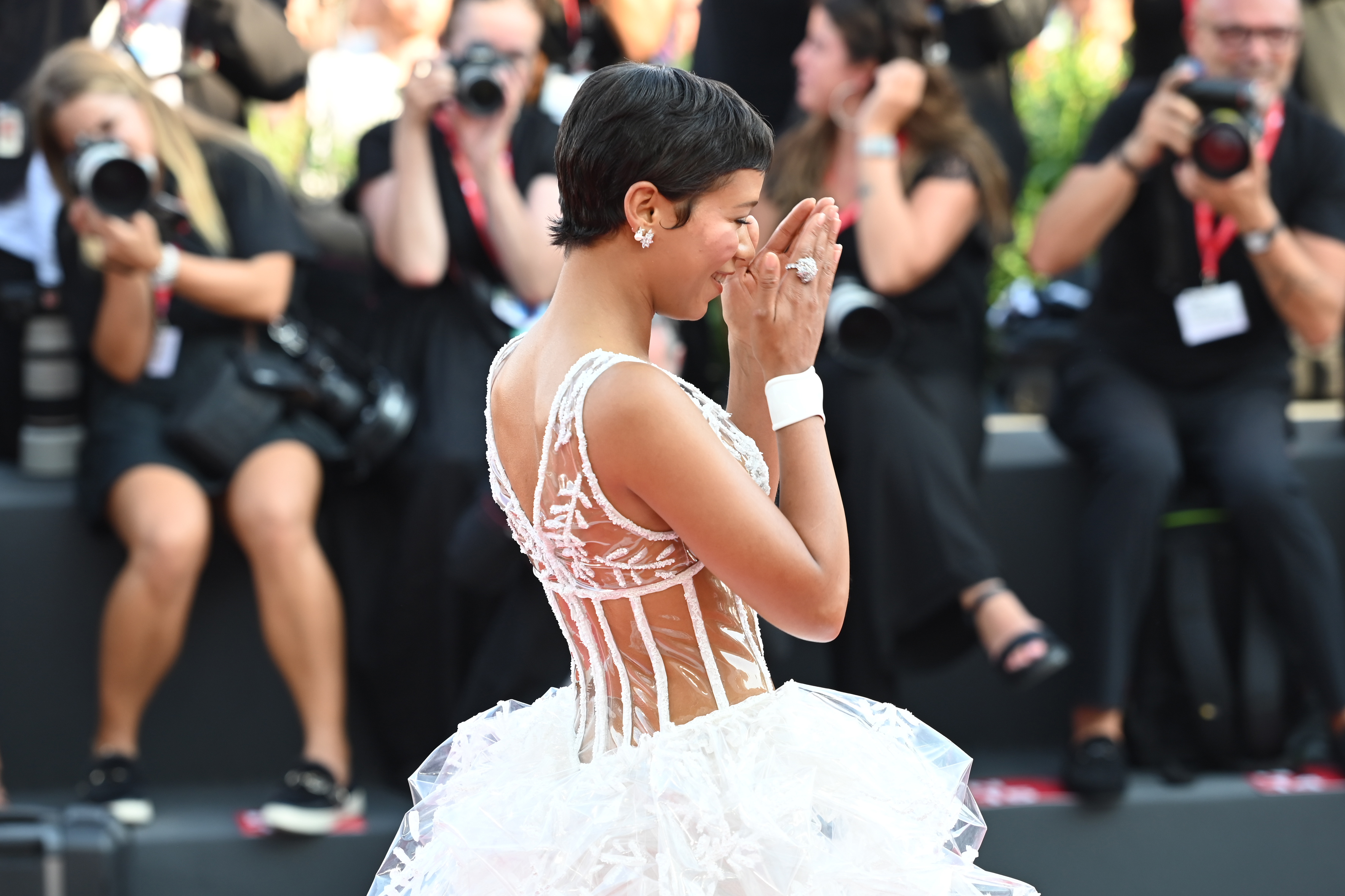 Taylor Russell during the 81st Venice International Film Festival on August 28, 2024, in Venice, Italy. | Source: Getty Images