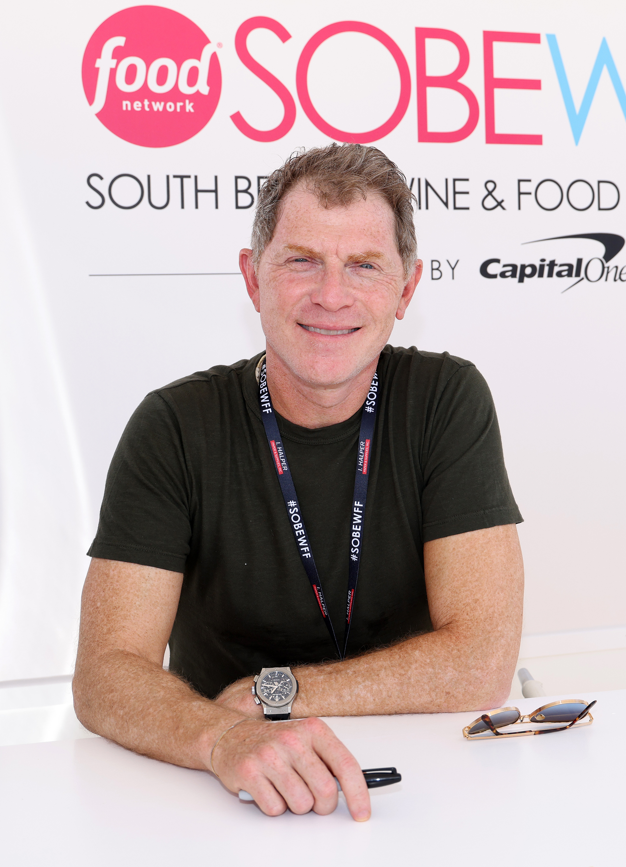 Bobby Flay during the South Beach Wine and Food Festival Grand Tasting on February 25, 2023, in Miami Beach, Florida. | Source: Getty Images