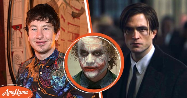 Barry Keoghan at the Paul Smith VIP dinner on January 20, 2019, Paris, France [Left] Heath Ledger as the Joker [Center]. Robert Pattinson as Batman in the 2022 movie "The Batman" [Right]. | Photo: YouTube/WBRussia & YouTube/Flashback FM & Getty Images