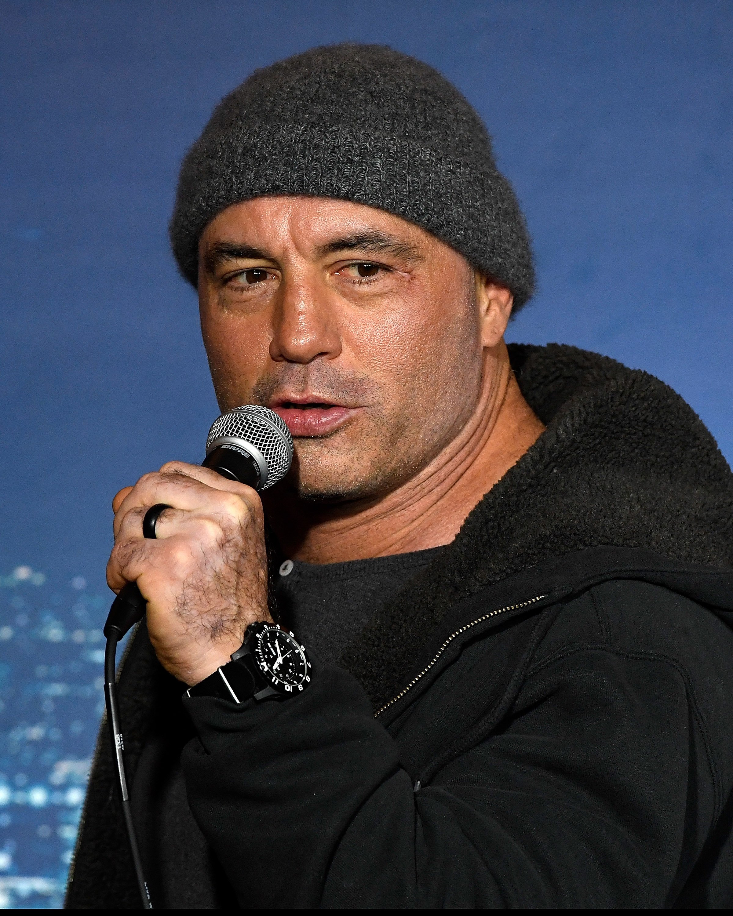 Comedian Joe Rogan performs during his appearance at The Ice House Comedy Club on February 20, 2019, in Pasadena, California. | Source: Getty Images