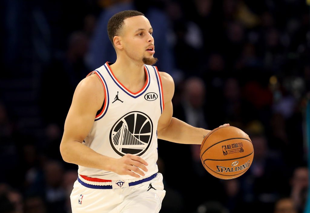 Golden State Warriors player Stephen Curry during the 2019 NBA All-Star Game in North Carolina. | Photo: Getty Images