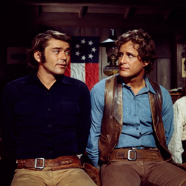 Pete Duel and Ben Murphy for "Alias Smith and Jones" circa 1972 | Source: Getty Images
