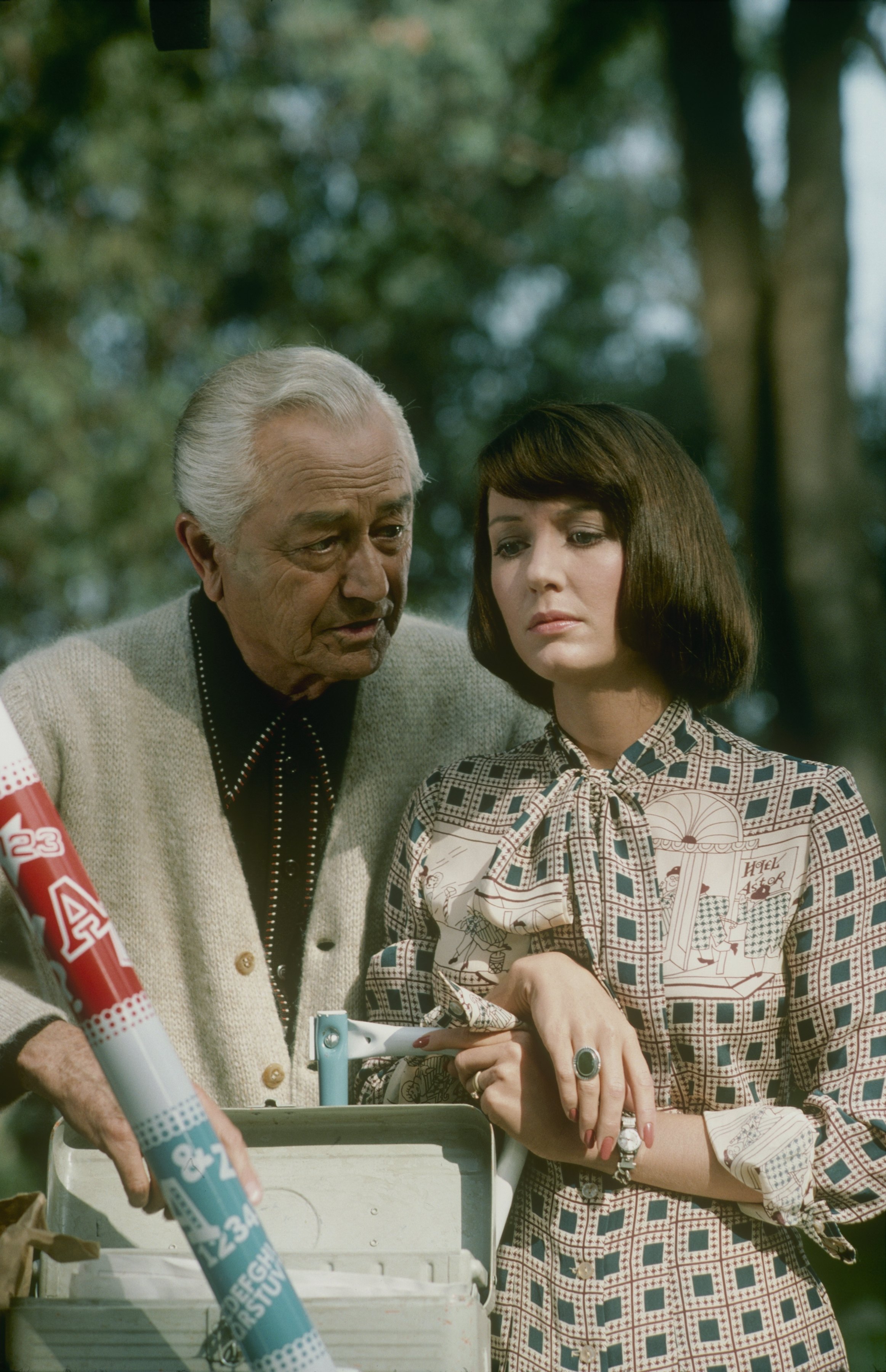 Robert Young and Anne Schedeen on "Marcus Welby M.D." in 1975 | Source: Getty Images