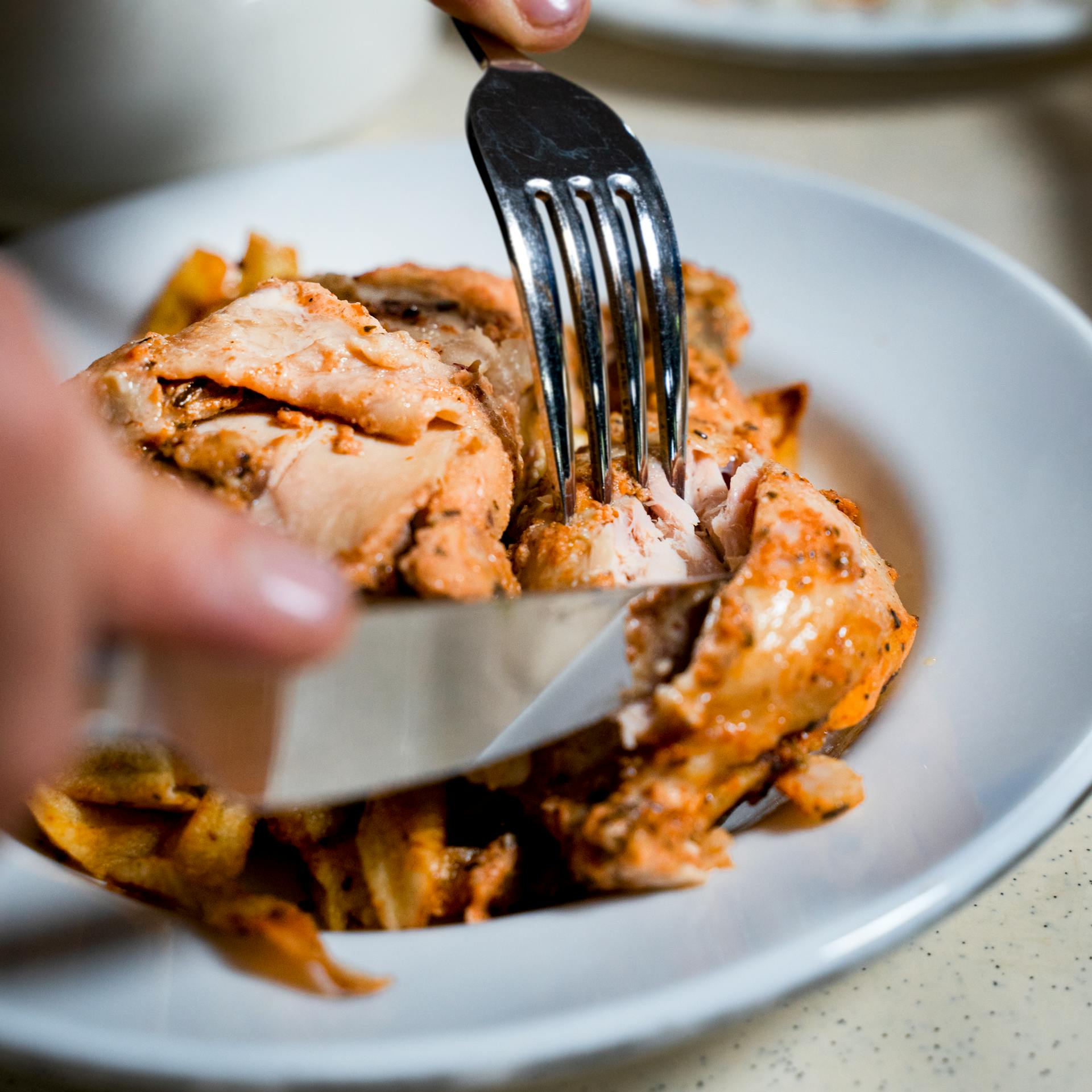 A person having a meal | Source: Pexels