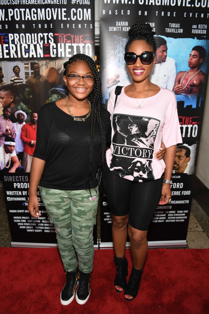 Erica Dixon and daughter, Emani Richardson at "The Products Of The American Ghetto" Atlanta Screening at The Plaza Theatre on August 23, 2017 | Photo: Getty Images