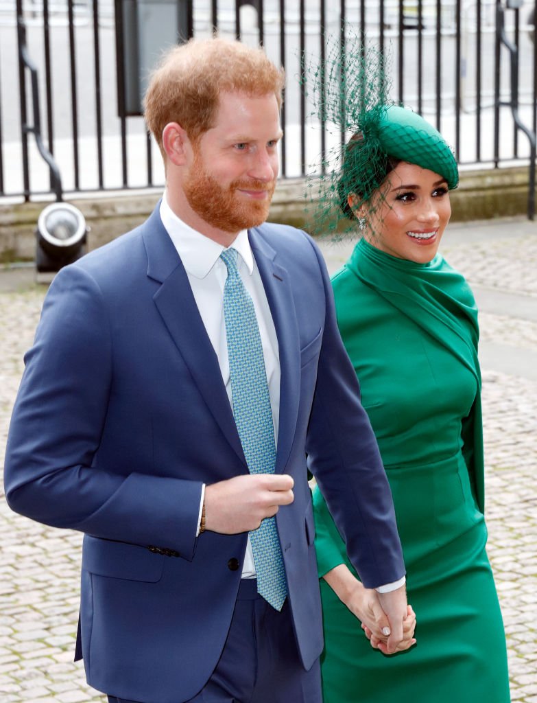 Prince Harry and Meghan Markle pictured attending the Commonwealth Day Service 2020 at Westminster Abbey, 2020, London, England. | Photo: Getty Images