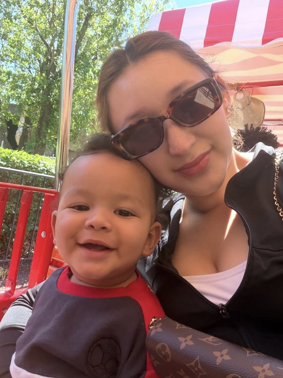 Andrea Medina and her son, in a photo posted on May 2, 2026 | Source: Facebook/Veygas Davis