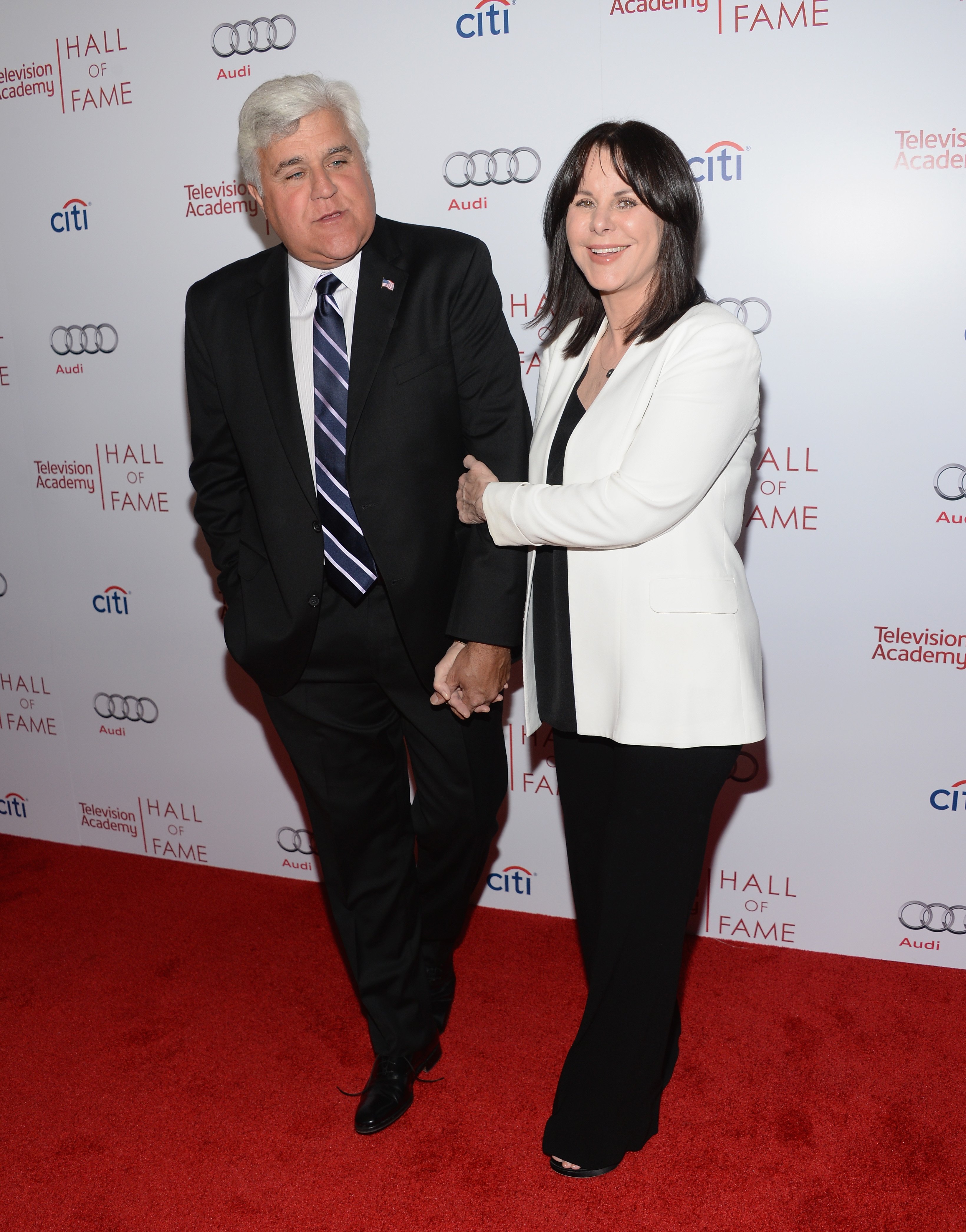 Jay Leno and Mavis Leno at The Television Academy's 23rd Hall of Fame Induction Gala on March 11, 2014 in California | Source: Getty Images
