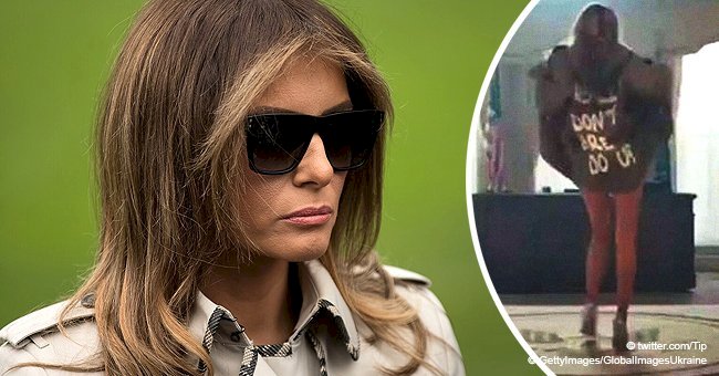 Racy video showing Melania’s lookalike stripping in the Oval Office is called ‘disgusting’