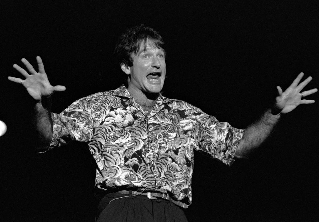 Robin Williams en Atlanta, EEUU en mayo de 1986. | Foto: Getty Images