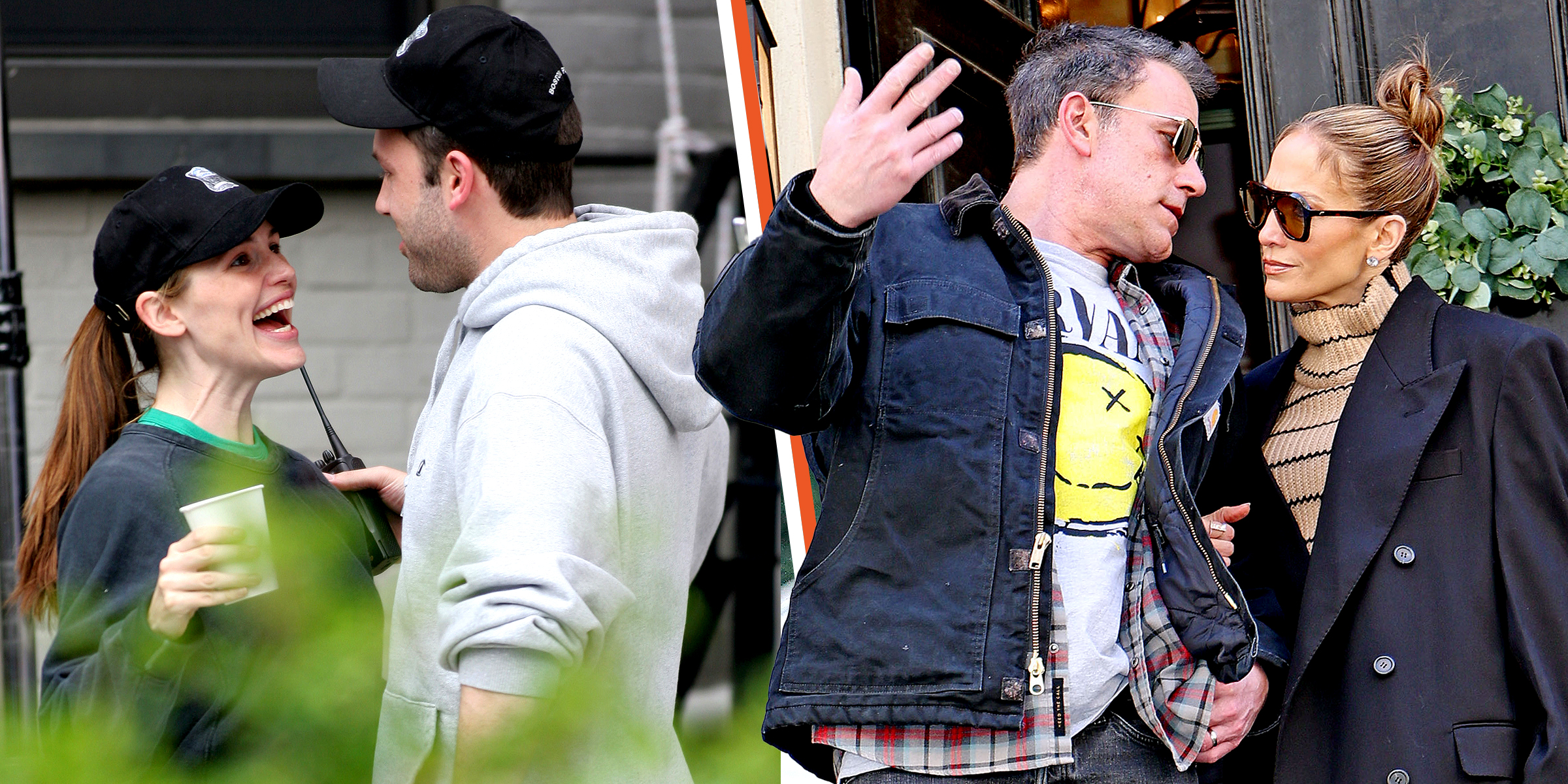 Jennifer Garner and Ben Affleck | Ben Affleck and Jennifer Lopez | Source: Getty Images