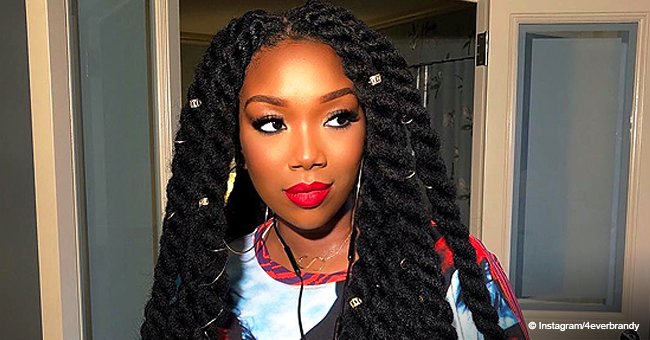 Brandy's teen daughter shows off her talent, proving she can sing just like her mom in new video
