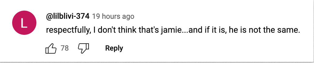 A fan's reaction to Jamie Foxx's sighting | Source: youtube.com/tmz