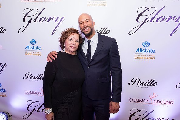 Mahalia Ann Hines and Common at Perillo Rolls Royce in Chicago, Illinois.| Photo: Getty Images.