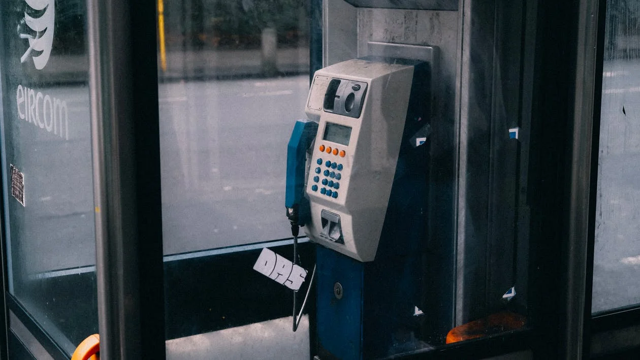 Teléfono público. | Foto: Pexels