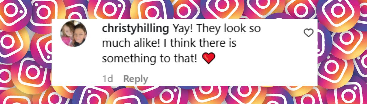 A fan reacts to Jennifer Aniston's public appearance with her boyfriend Jim Curtis on November 17, 2025 | Source: Instagram/people