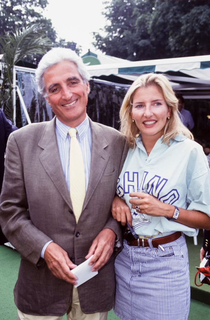 Jean-Loup Dabadie et sa fille Clémentine lors du tournoi de Roland-Garros à Paris en juin 1993, France. | Photo : Getty Images