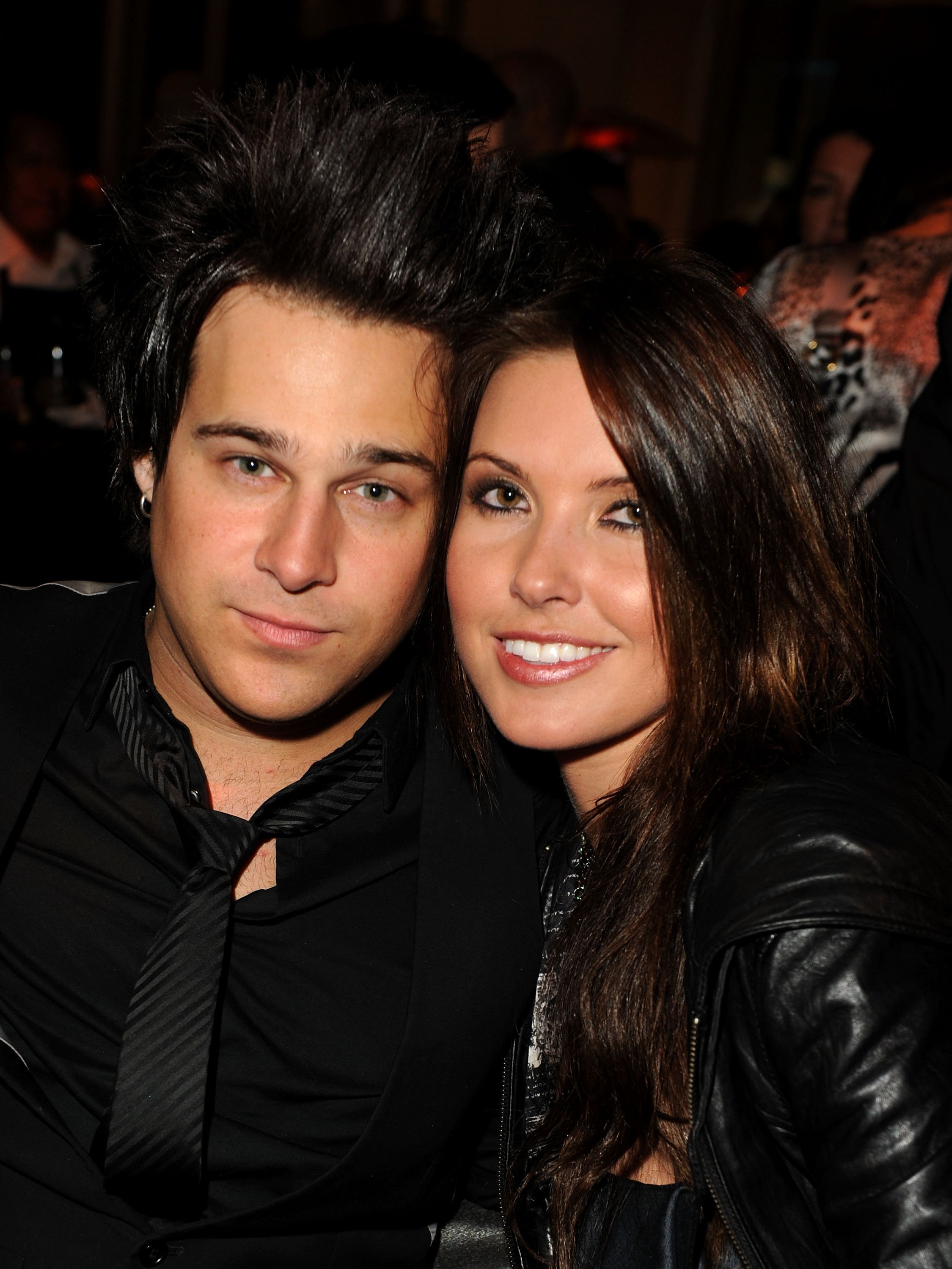 Ryan Cabrera and Audrina Patridge at the grand opening party for Delphine restaurant on February 11, 2010 | Source: Getty Images