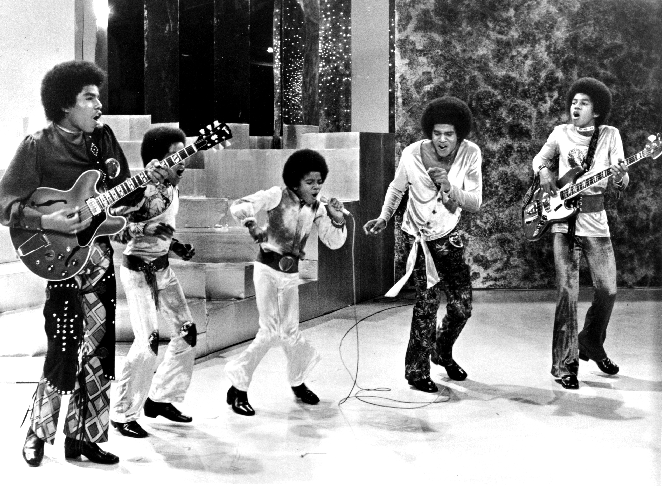 The Jackson 5 performing on a TV show circa 1969. | Source: Getty Images