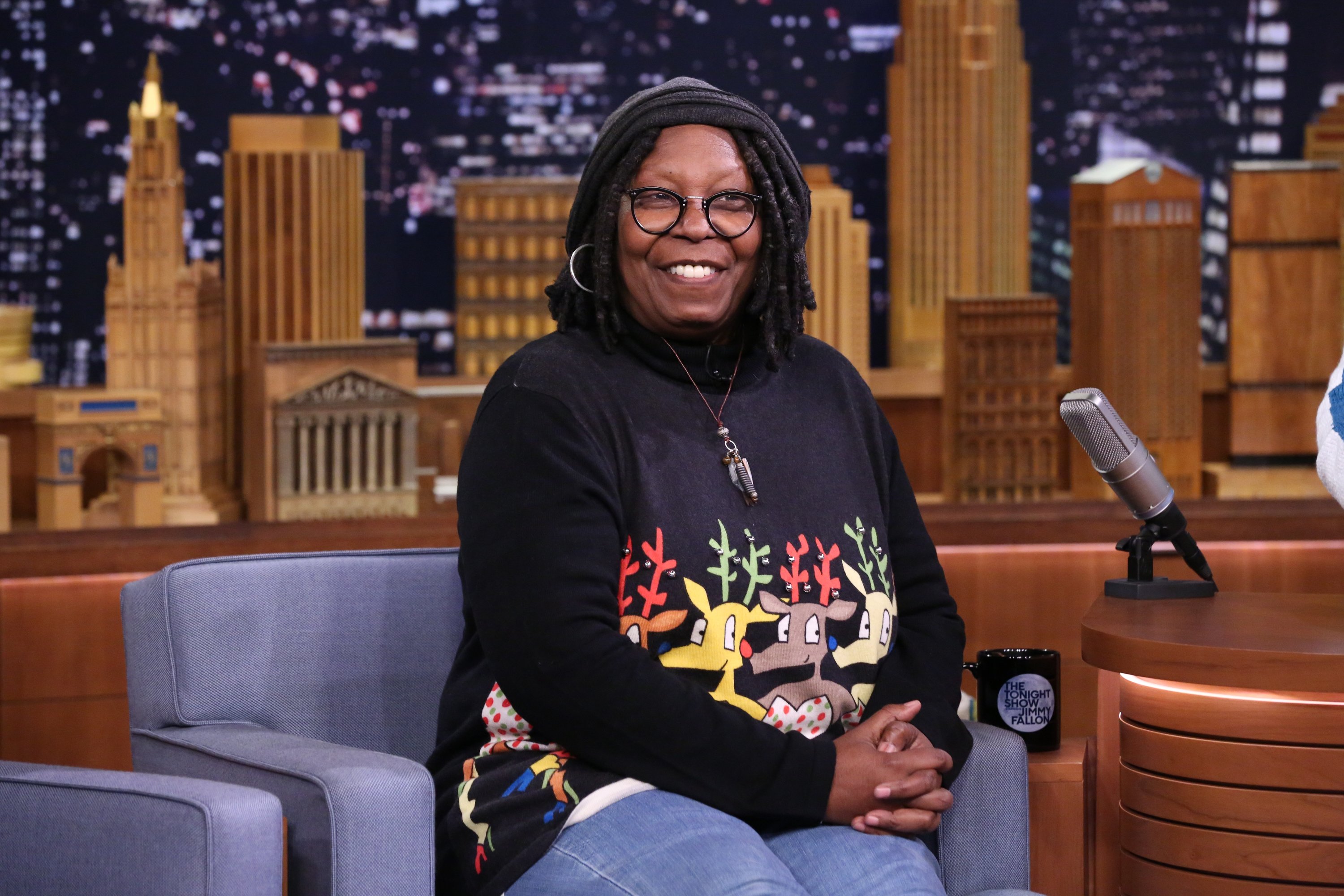 Whoopi Goldberg pictured on "The Tonight Show Starring Jimmy Fallon." 2016 | Photo: Getty Images
