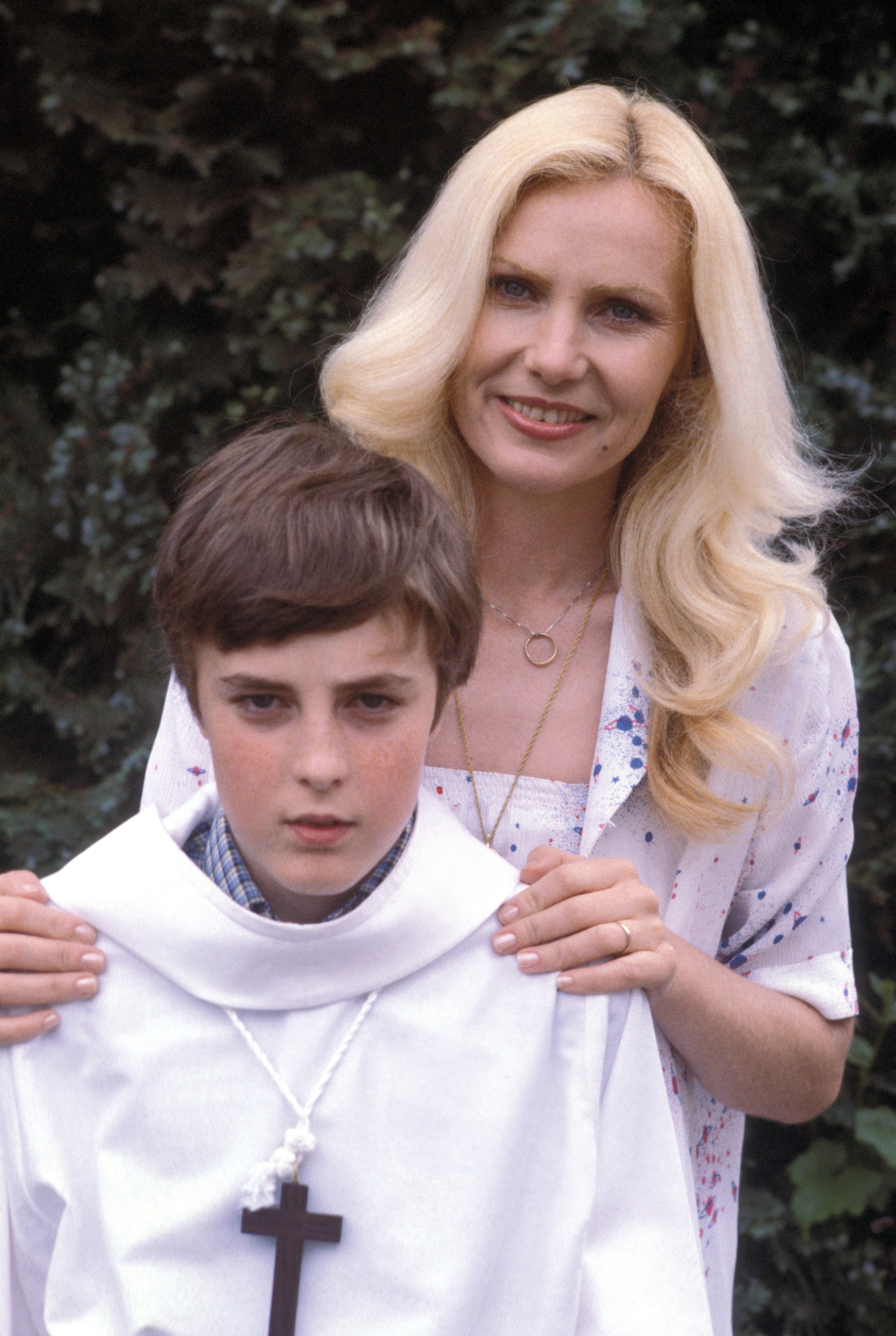 Michèle Torr et son fils Romain | photo : Getty Images