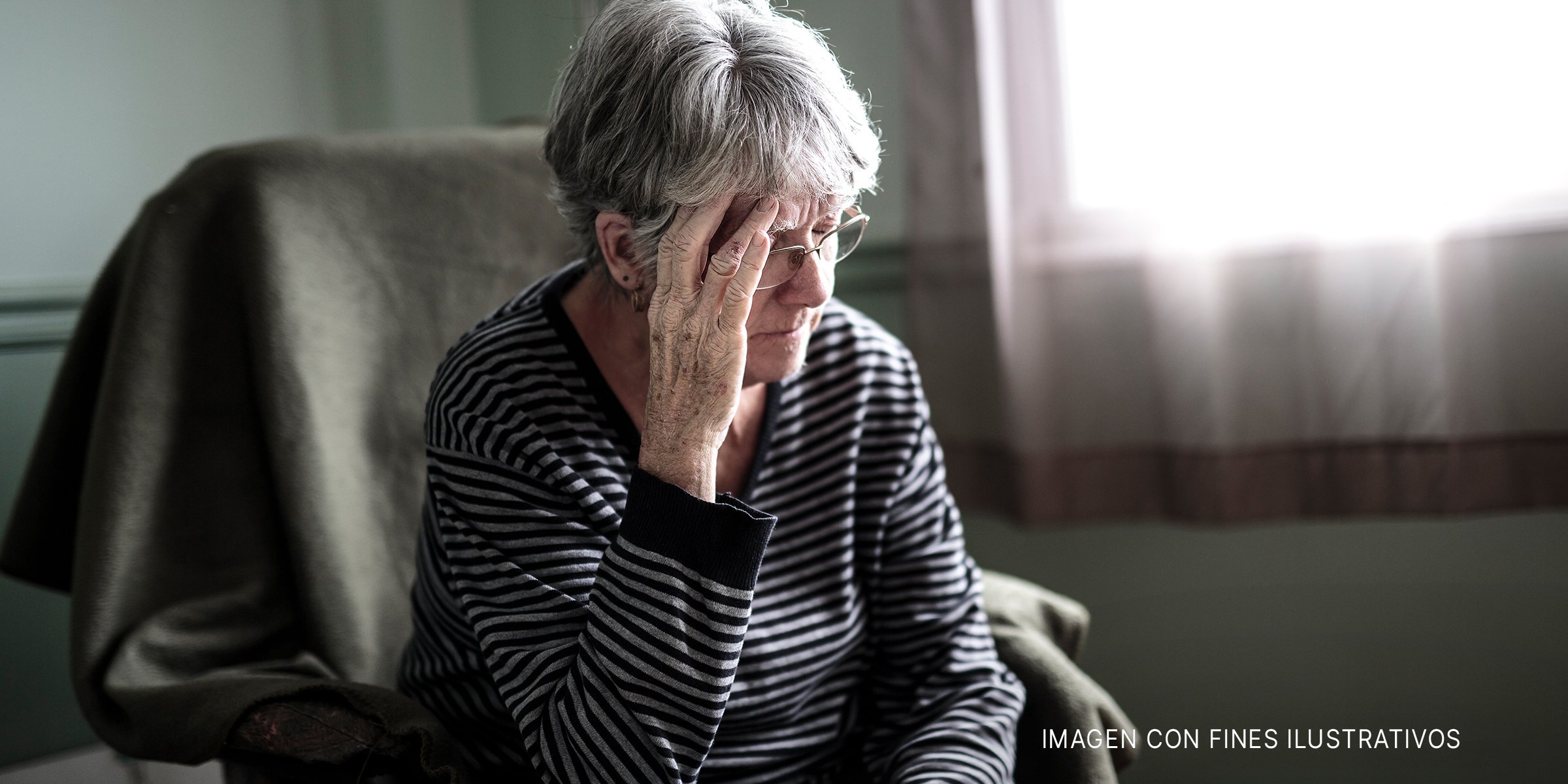 Anciana preocupada | Foto: Getty Images