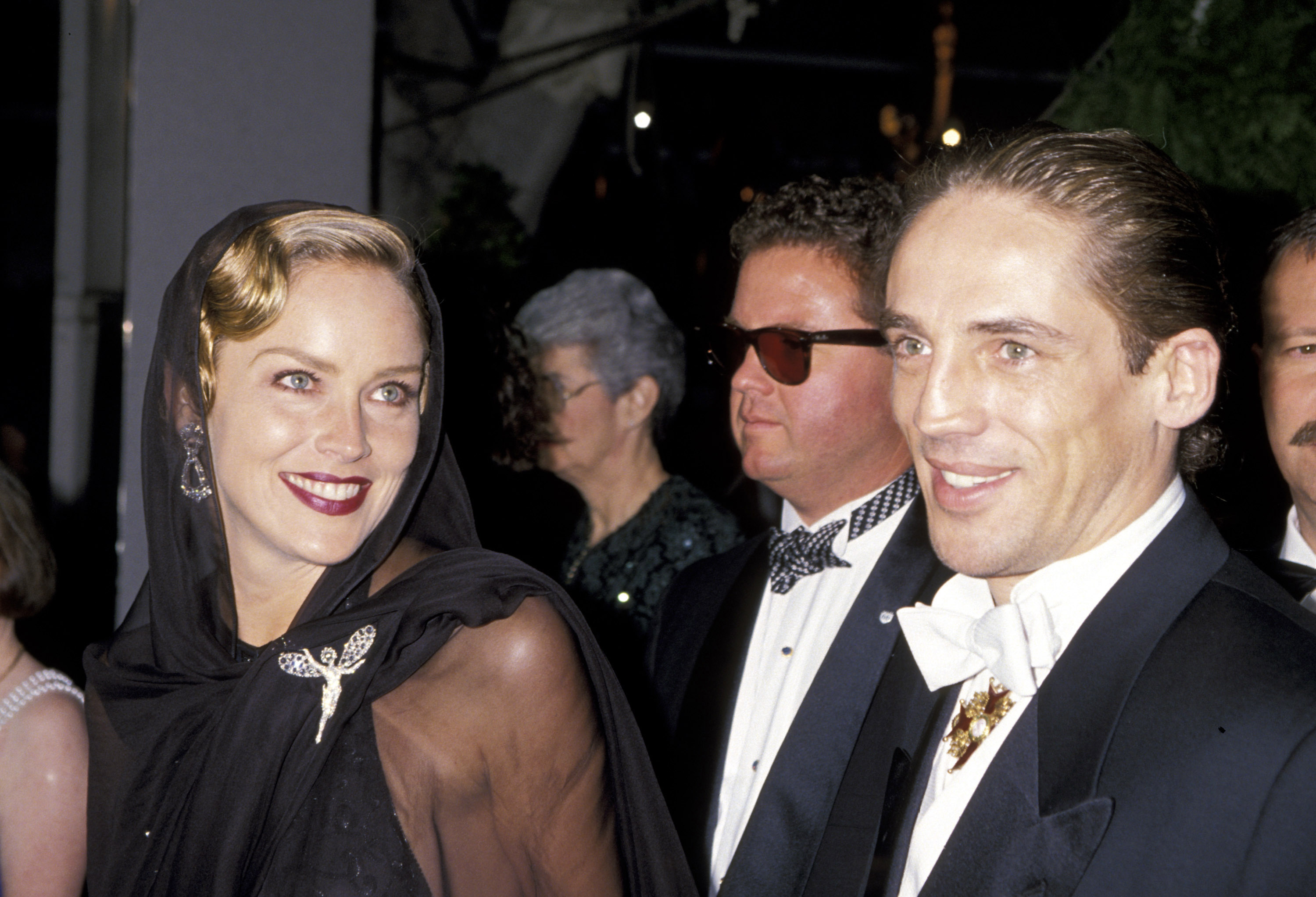 Sharon Stone and her brother Michael Stone attend the 66th Annual Academy Awards in Los Angeles, California on March 21, 1994 | Source: Getty Images