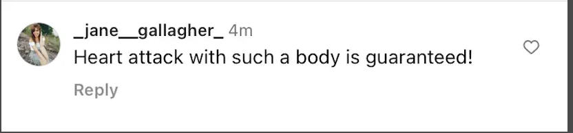 A fan comments on Daniel Jacob Radcliffe's new body | Source: Instagram.com/daniel9340/