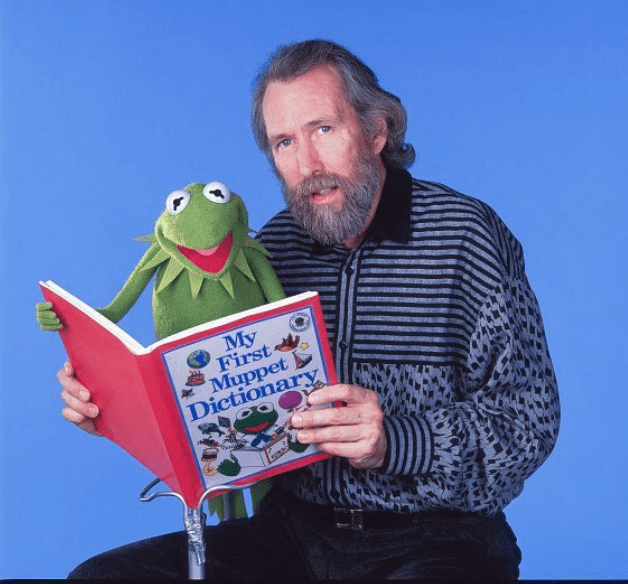 Jim Henson and one of his creations, Kermit the Frog, New York, New York, January 4, 1988 | Photo: Getty Images