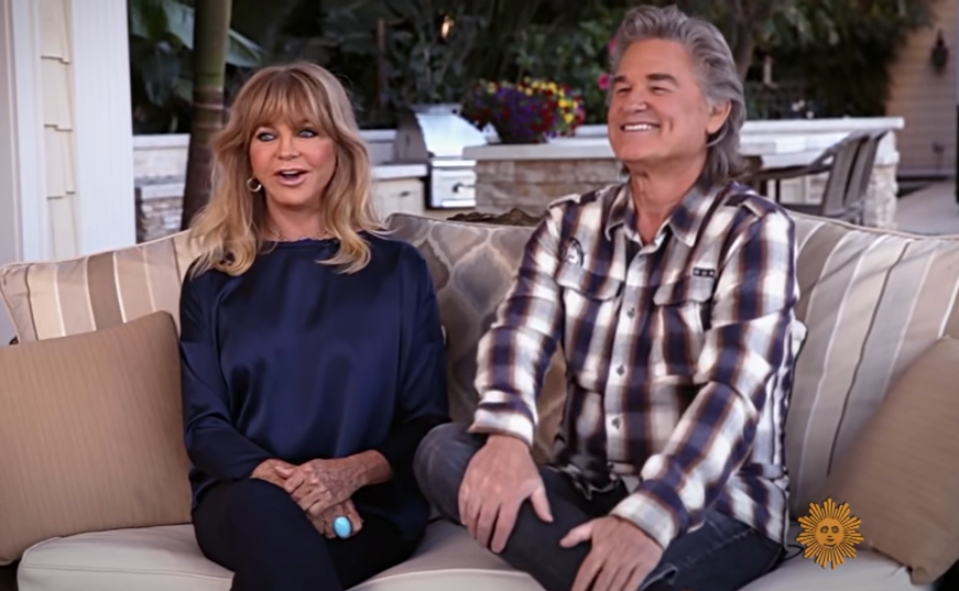 Goldie Hawn and Kurt Russel from a video dated November 15, 2020 | Source: YouTube/@CBSSundayMorning