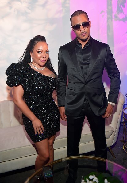 Tameka Harris and T.I. at the Forever or Never Birthday Celebration on November 21, 2019 | Photo: Getty Images