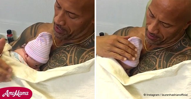 Dwayne Johnson has the cutest conversation with his daughter and it quickly goes viral