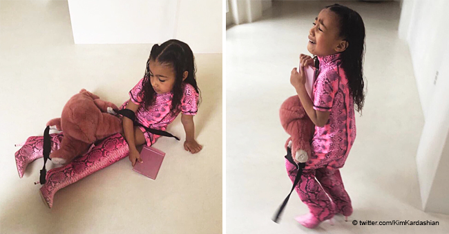 Kim Kardashian Shares North's Meltdown after She Wasn't Allowed to Wear Mom's $775 Boots