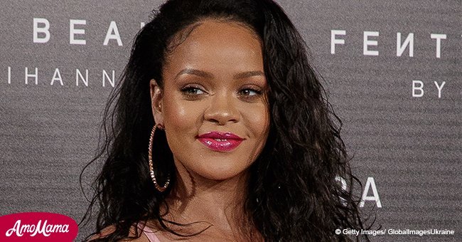 Rihanna, 30, shows off her gorgeous legs in a floral mini skirt during recent appearance