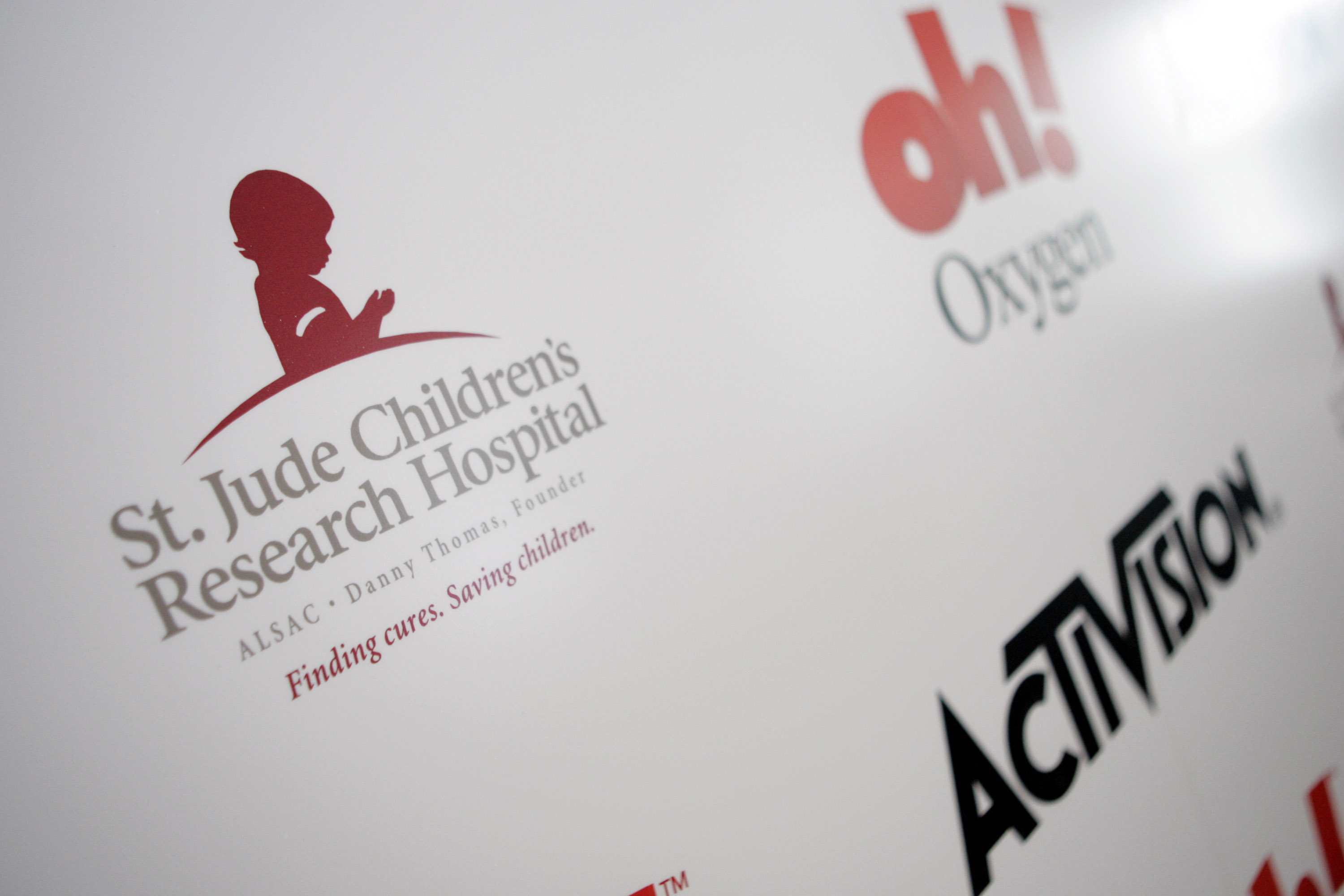 The logo for St. Jude Children's Research Hospital, one of the charities Stephen Villano said Vincent Pastore proudly supported, adding that he often used his platform to give back to causes close to his heart. | Source: Getty Images