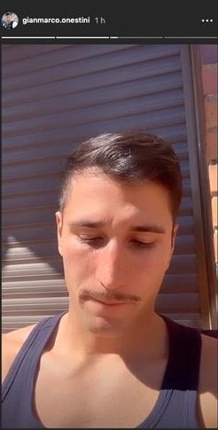 Captura de pantalla de historia de Instagram. | Foto: Instagram/ Gianmarco.Onestini