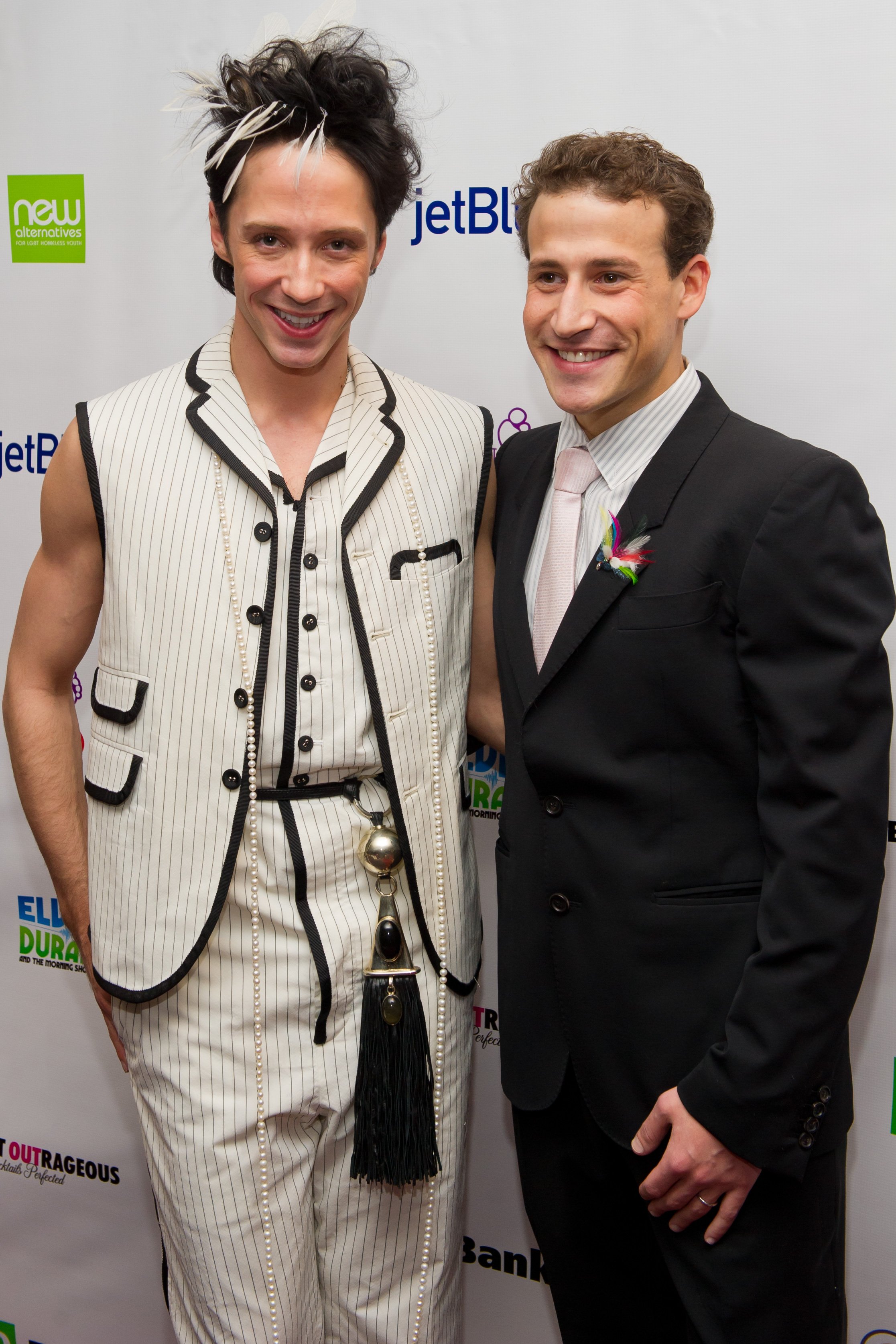  Johnny Weir and Victor Voronov at the 26th annual Night Of A Thousand Gowns at the Marriott Marquis Times Square in New York City on March 31, 2012 | Source: Getty Images