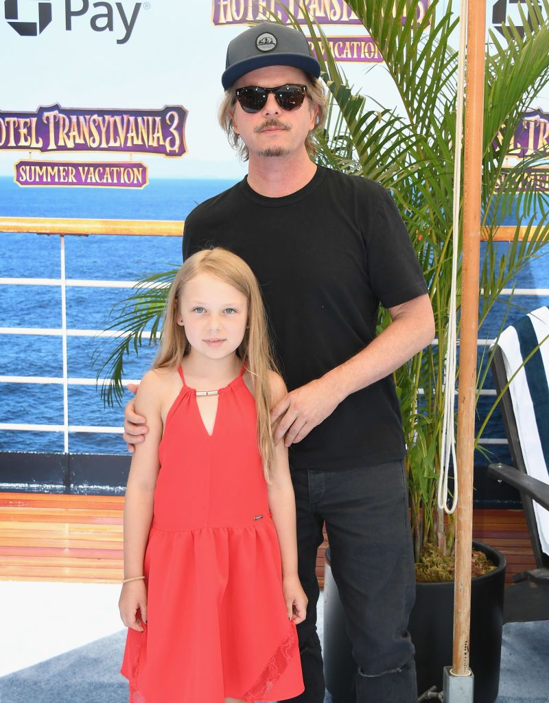 David Spade and daughter Harper at the world premiere Of "Hotel Transylvania 3: Summer Vacation" in 2018 | Source: Getty Images