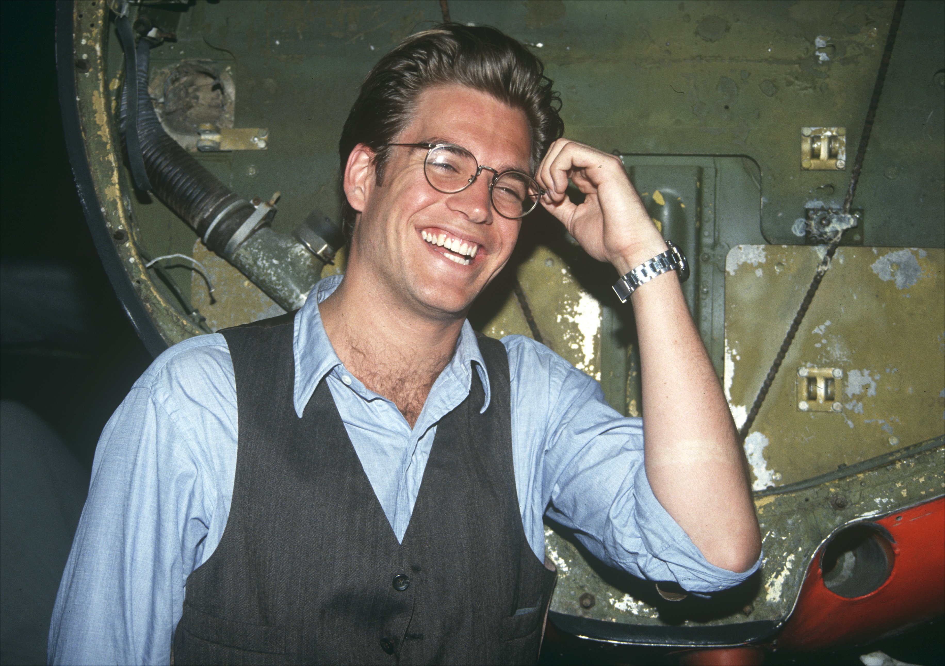 A young Michael Weatherly attends the multiple sclerosis society 9th annual party in New York City on July 15, 1993. | Source: Getty Images