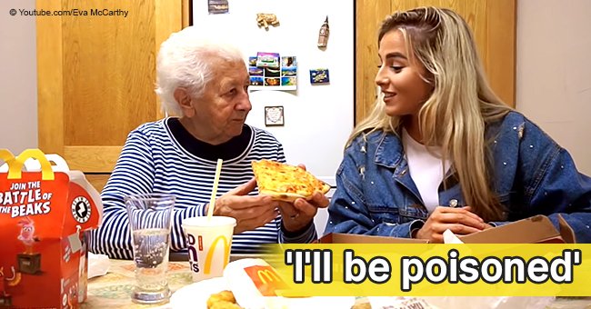 Hilarious reaction of grandmother, 83, trying fast food for the 1st time still melts hearts
