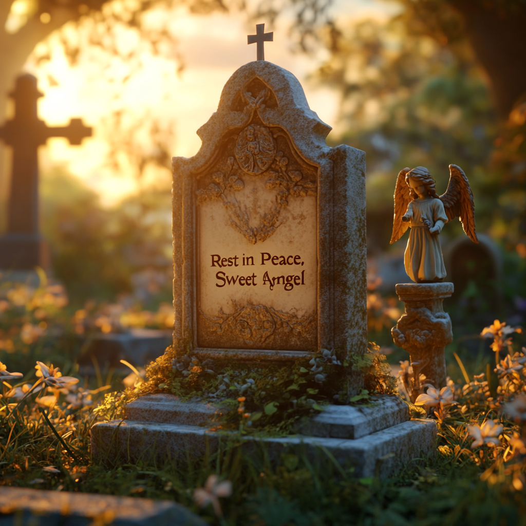 A little girl's grave | Source: Midjourney