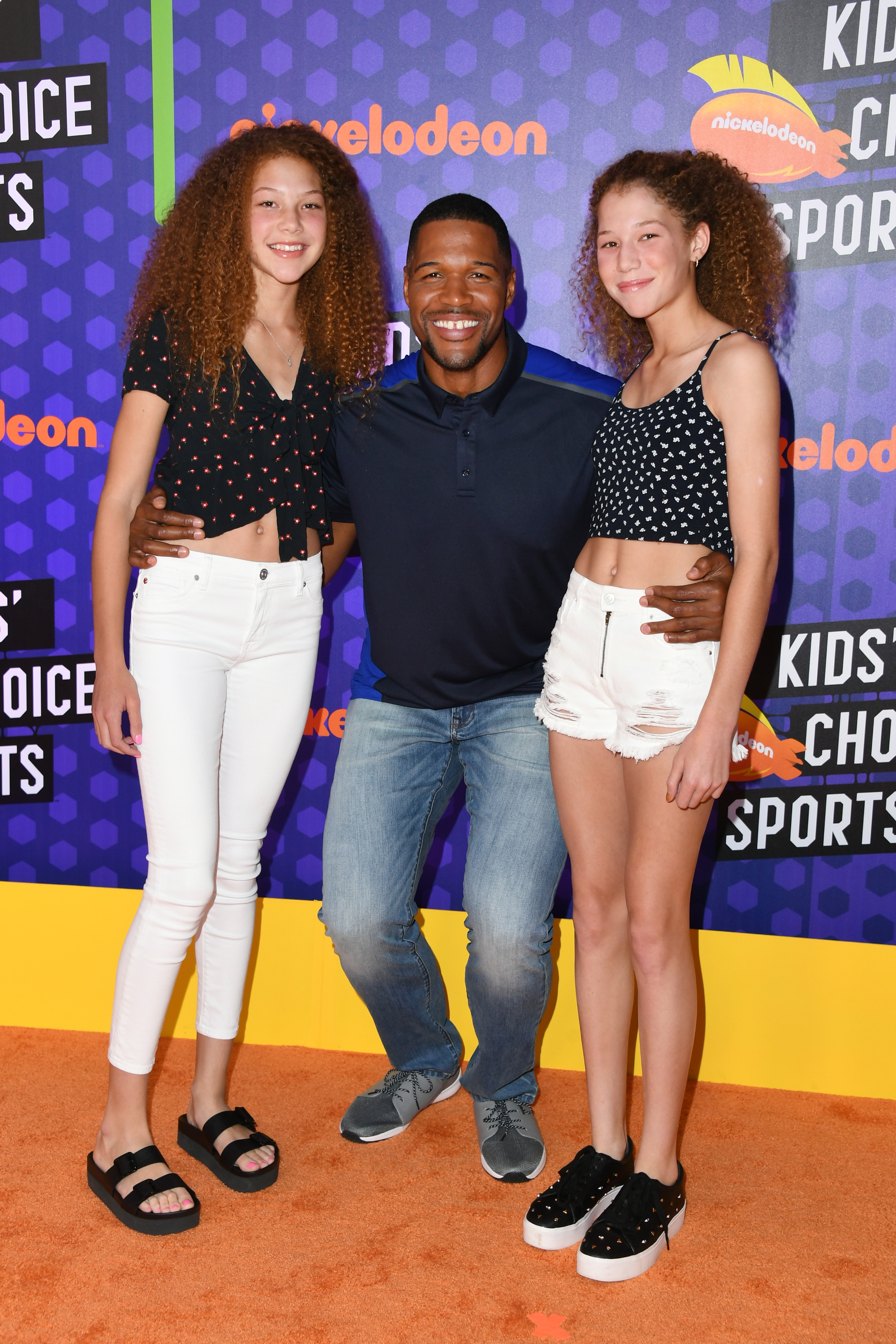 Isabella Strahan, Michael Strahan Sophia Strahan. Image Credit: Getty Images