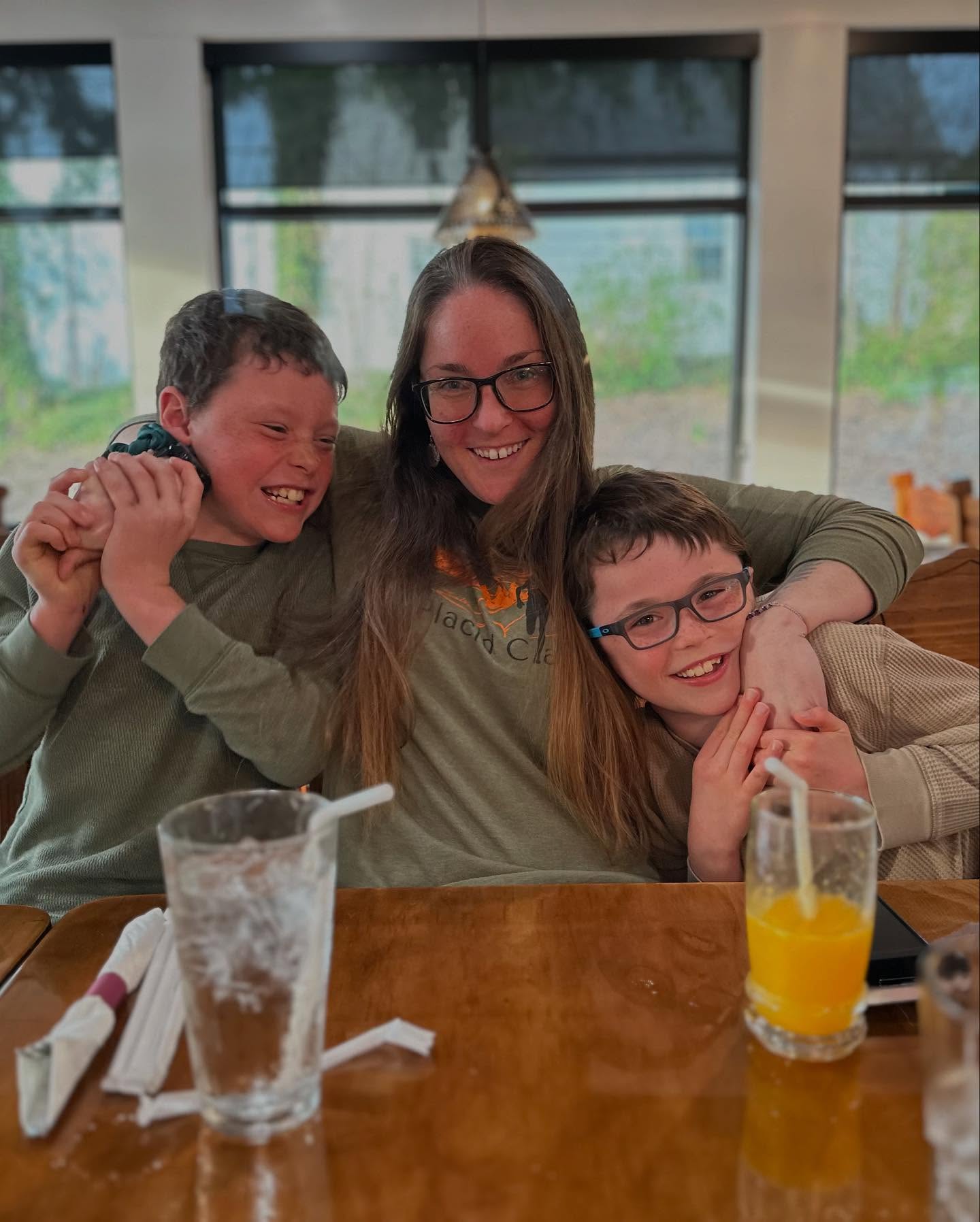 Heather Kent poses with Joe's sons | Source: Facebook/joekent4congress